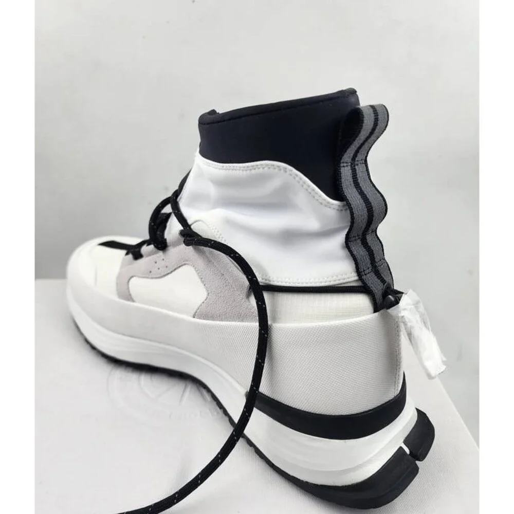 Canada Goose Glacier Trail Leather High-Top Sneakers Men's 11.5 White/Black